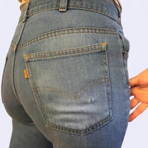 Rare vintage 70s 80s Levis orange tags SF 207 high-waisted womens 32X32
